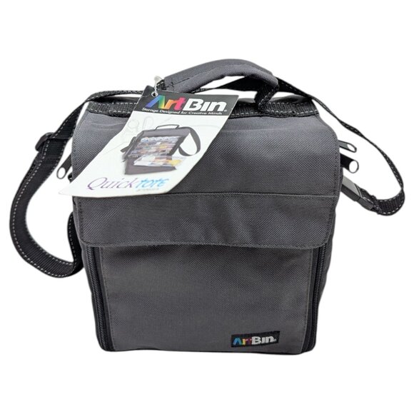 Artbin Quick Tote Shoulder Strap Totes 6 Plastic Containers Traveling Case - NEW - Picture 2 of 15